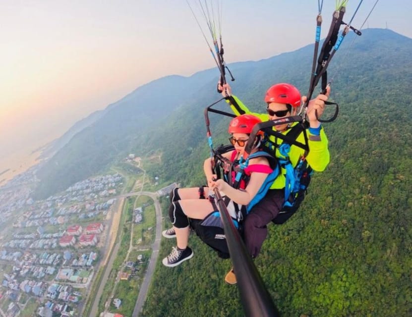 Da Nang: Monkey Mountain Paragliding Experience - Getting to the Start: Buu Dai Son Pagoda Pickup and the Simple Plan
