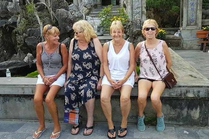 DA NANG NIGHTLIFE Tour with MARBLE MOUNTAIN & LADY BUDDHA STATUE, DRAGON BRIDGE - Traditional Vietnamese dinner: included local food, minus the guesswork