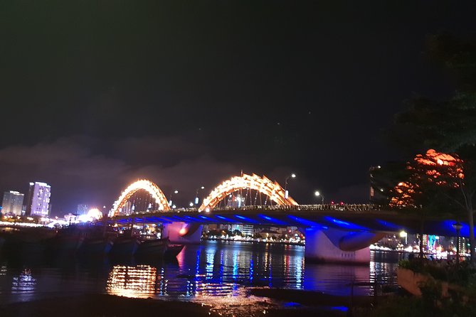 DA NANG NIGHTLIFE Tour with MARBLE MOUNTAIN & LADY BUDDHA STATUE, DRAGON BRIDGE - Private tour value: $90 is about more than just sights