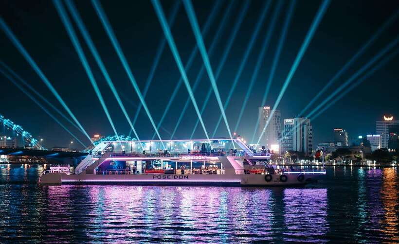 Da Nang: Poseidon Cruise with Dinner and Dragon Bridge Show - Drinks, water, and small “gotchas” that matter at night