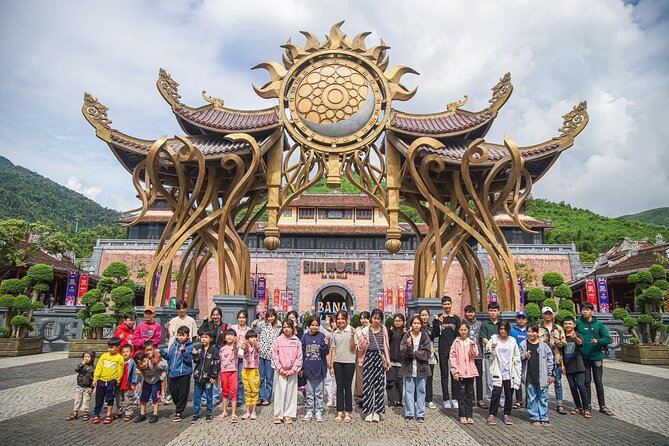 Da Nang to Ba Na Hills & Golden Bridge by private car - Golden Bridge time: photos, mountain views, and two big stone hands