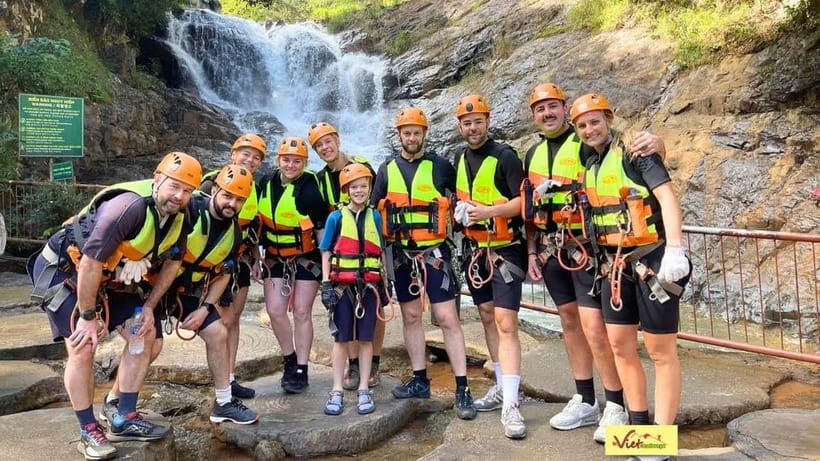 Dalat: Canyoning Extreme Adventure Vietnam - 25M Waterfall + Washing-Machine Waterfall: The Hard Parts