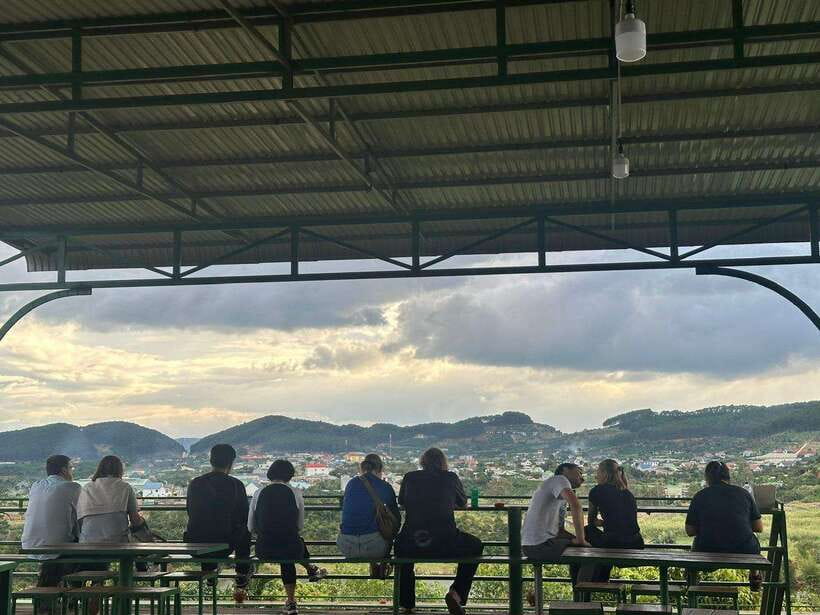 Dalat Countryside & Pongour Waterfall Tours (Small Group) - Elephant Waterfall closure: Linh An pagoda gives you the whole view