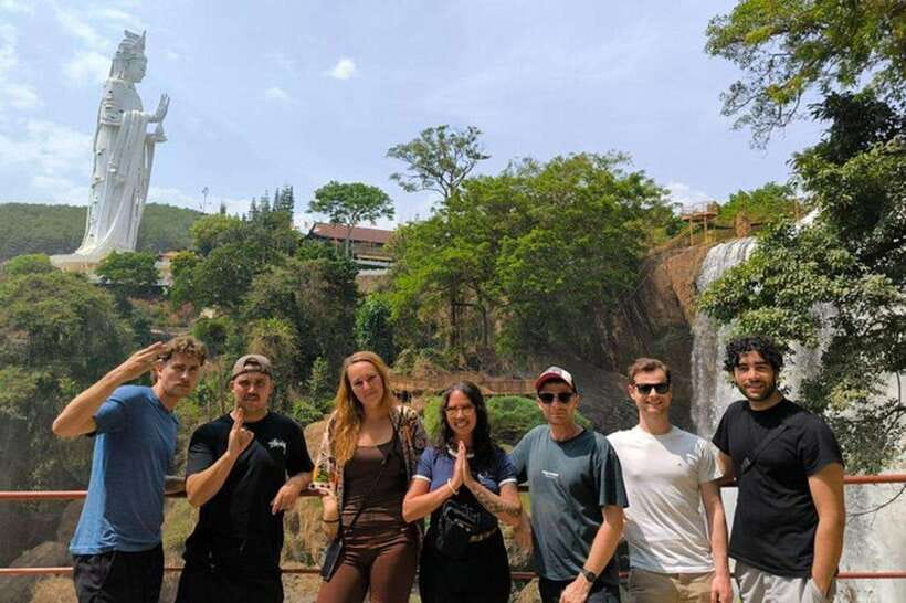 Dalat Countryside & Pongour Waterfall Tours (Small Group) - Linh An pagoda: the giant Lady Buddha and a calm pause
