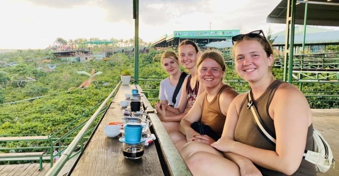 Dalat Group Easy Rider - Elephant Fall-Pagoda-Weasel Coffee… - Da Phu Hill and Flower Garden: viewpoints plus flower countryside