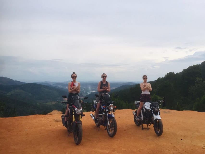 Dalat Group Easy Rider - Elephant Fall-Pagoda-Weasel Coffee… - Ta Nung mountain pass viewpoint and the calm coffee stop at Me Linh