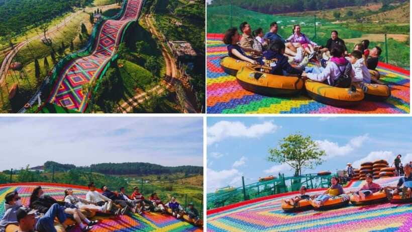 Dalat: Mario kart - Mongo Land - Countryside Tour - Linh An Pagoda and Lady Buddha views: the Elephant Waterfall angle