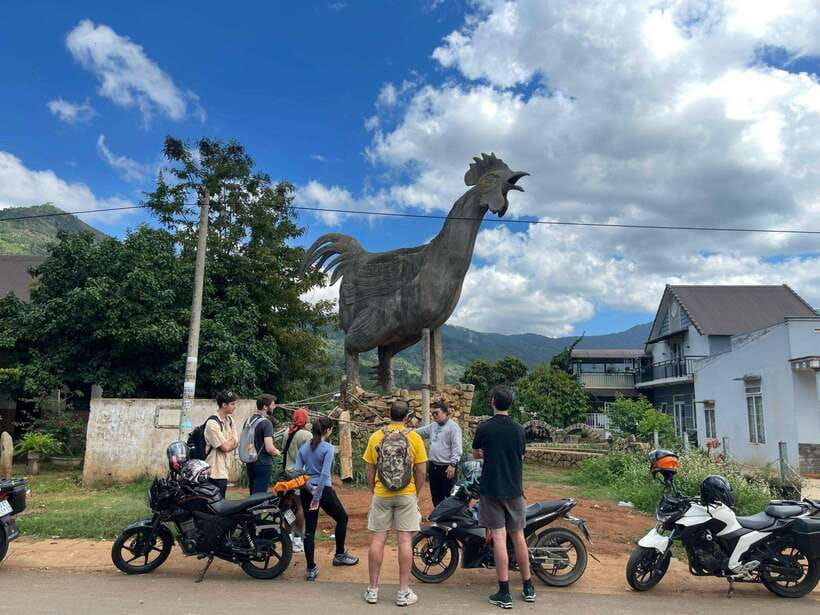 Dalat: MOTORBIKE TOUR TO PONGOUR FALLS- SILK- COFFEE FARM - Linh An Pagoda: a calm cultural reset mid-journey