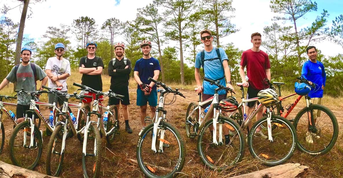 Dalat mountain biking tour - Meeting at 32 Phan Đình Giót and getting north of Da Lat