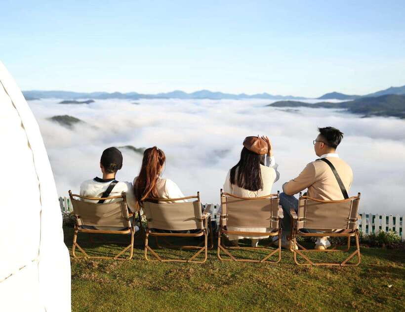 DaLat: Sunrise, Clouds, Peaceful Mornings from 4:00 to 10:00 - The 4:00 start makes or breaks the sunrise show
