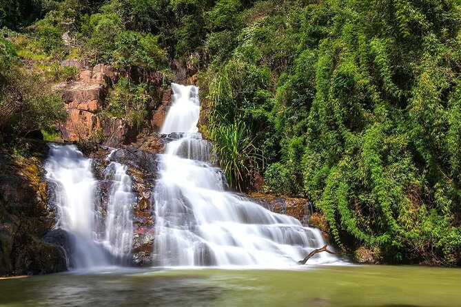 Dalat Top Tourists Sights - Waterfall & Go kart-Mario Kart - Datanla Waterfall: roller-coaster pine forest + zipline time
