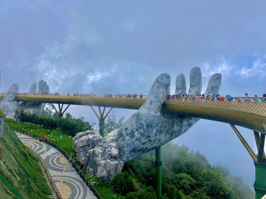 Danang: Golden Bridge by Private Car or Bus w hotel pickup - What Happens at Ba Na Hills Once You Arrive