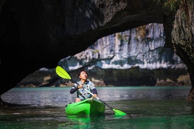 Day Tour Serenity Cruise at Lan Ha Bay from Hanoi, Hai Phong - Kayaking and Swimming (Plus Slides): Your Included Water Block
