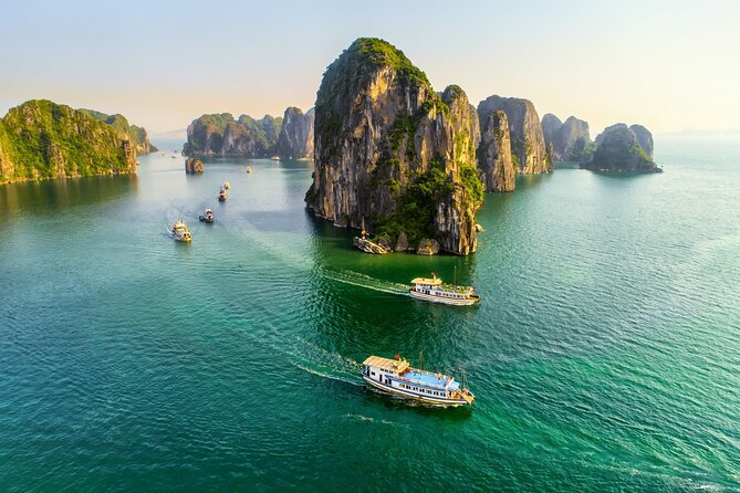 DELUXE Halong Bay Day Tour From Hanoi, Daily Operated 2024 - 2025 - Kayaking and local boats: the 45-minute adventure piece