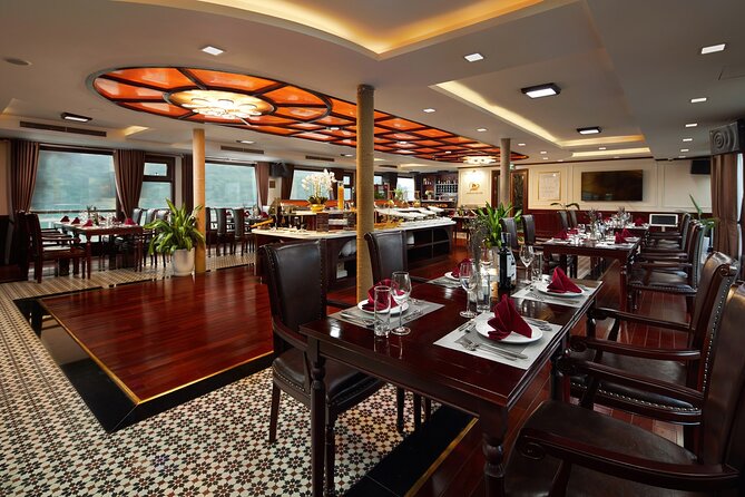 Dora Cruise Luxury 5 Star in Halong & Lan Ha Bay 2 Days 1 Night - Food and Drinks: What You Pay For Onboard