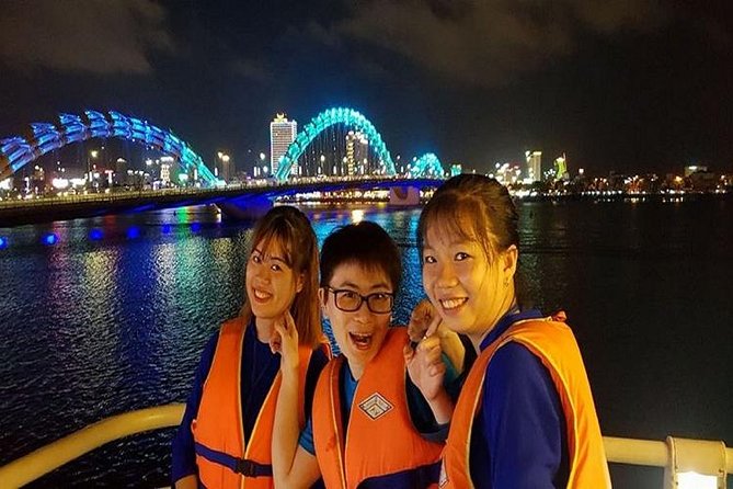 Dragon Cruise by Romantic Yatch: Tasty Beer/Flower/Cake & Dance - The Route in Plain English: Swing Bridge, Love Bridge, and the Sailing Bridge