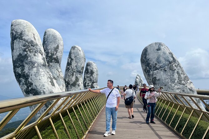 Early tour/ transfer from Hoi An/Da Nang to Golden bridge - The 27-meter Buddha and Linh Phong temple: take your time