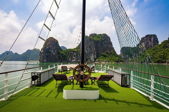 Excite Cruise Full Day Explore Halong Bay from Hanoi - Late Afternoon: Sundeck Views, Live Band Music, and Optional Cooking