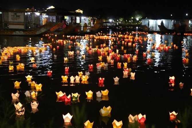 Experience Night Boat Trip and Floating Lantern on Hoai River - When the lanterns go, you’ll notice the pace shift