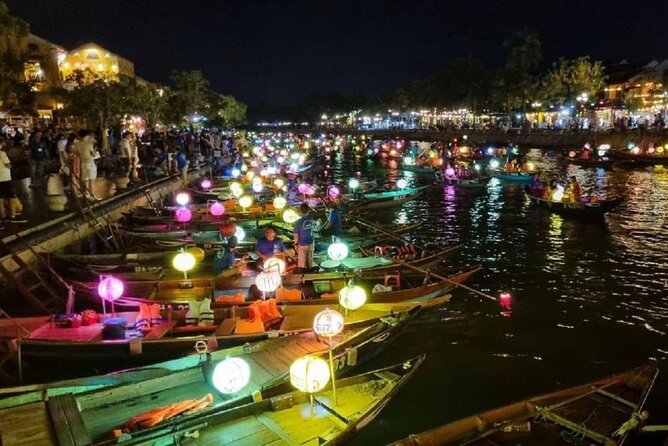 Experience Night Boat Trip and Floating Lantern on Hoai River - Small group size: better odds of a smooth experience