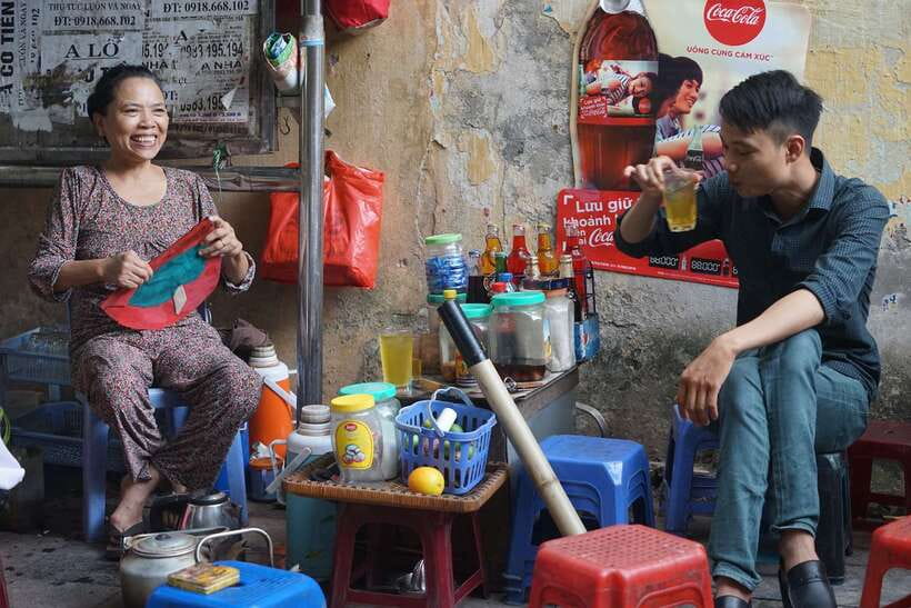 Explore Hanoi Old City By Cycling Tour With Small Groups - Food stops beyond coffee: bun cha, pho bo, and banh mi context