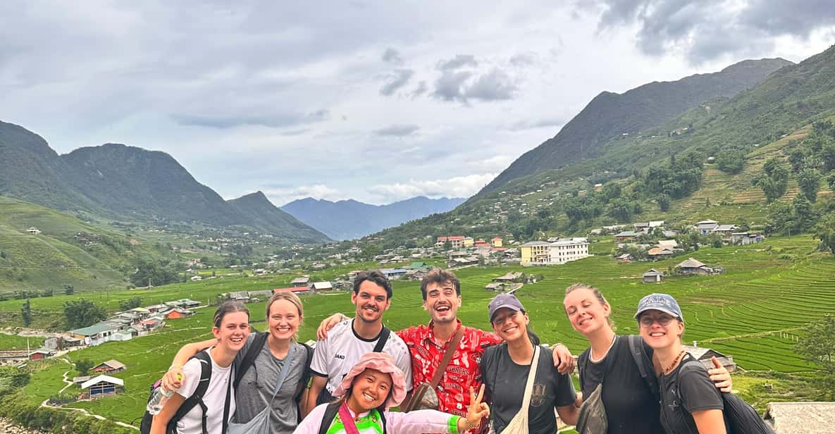 Explore Sapa by TrekkingAdventures, Mountain,Rice fields - The route in plain English: Sapa to Y Linh Ho, Lao Chai, then Ta Van