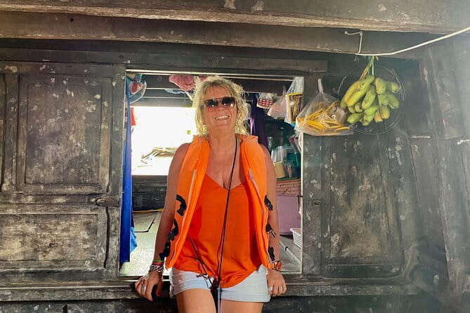 Floating Market & Hidden Canals – Small Group Morning Boat Tour - Getting breakfast on the boat: noodle soup, bánh mì, and coffee