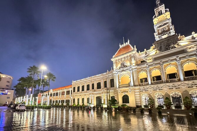 [Free E-sim] Evening Walking Tour in Saigon - Stop 4: Saigon Opera House—an older stage with a strong evening presence