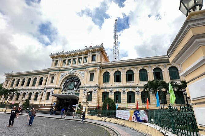 [Free E-sim] Half Day Guided Tour in Ho Chi Minh City - Stop 1: Central Post Office—European style and easy first photos