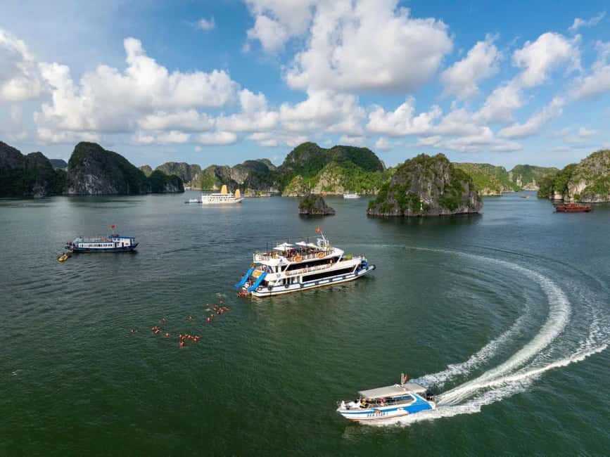 From Cat Ba: Lan Ha and Monkey Island Full Day Boat Trip - Lan Ha Bay Cruising and the Three-Peach Area Swim: Clear Water Time
