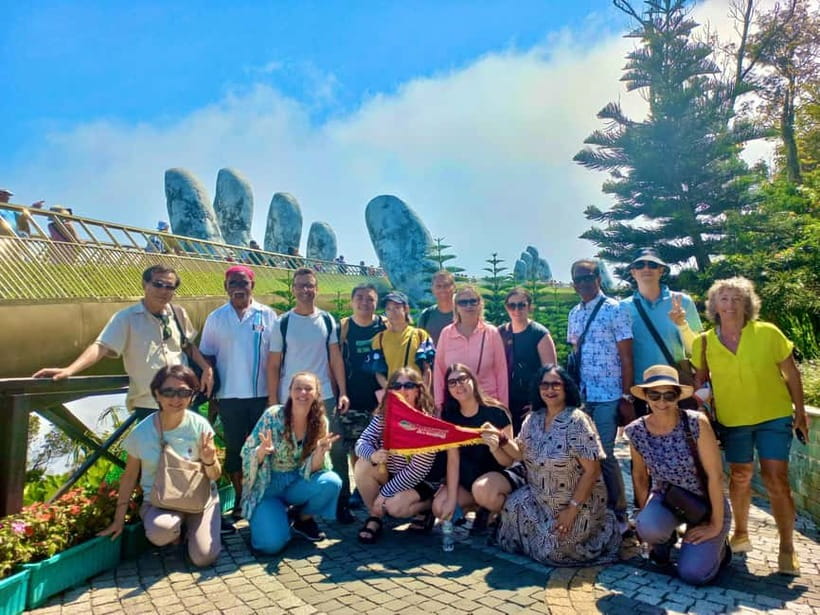 From Da Nang: Ba Na Hills and Golden Bridge tour & options - Cable car up to Ba Na Hills: ride-first, photo-second