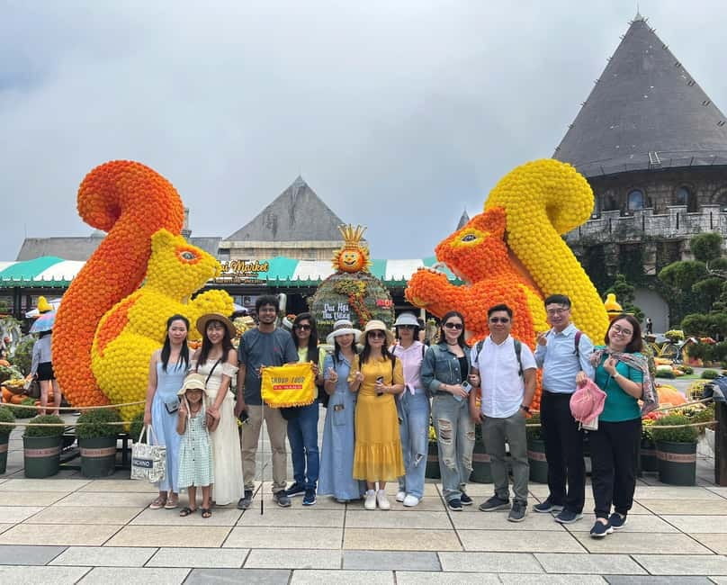 From Da Nang: Golden Bridge Ba Na Hills Full-Day Group Tour - Lunch, Fantasy Park, and the Best Use of Your Free Time