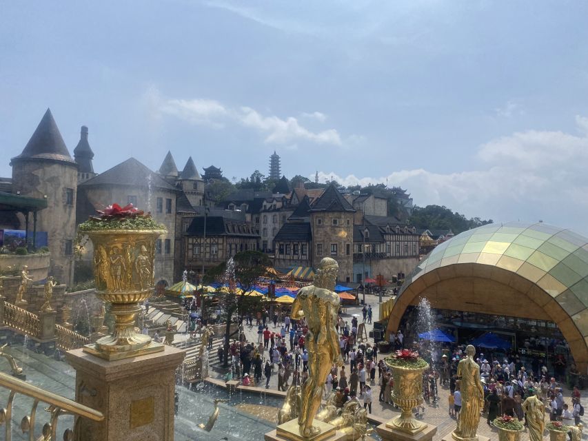 From Da Nang/Hoi An: Golden Bridge Ba Na Hills Full-Day Tour - French Village and Lunch: European Looks With a Buffet Upgrade