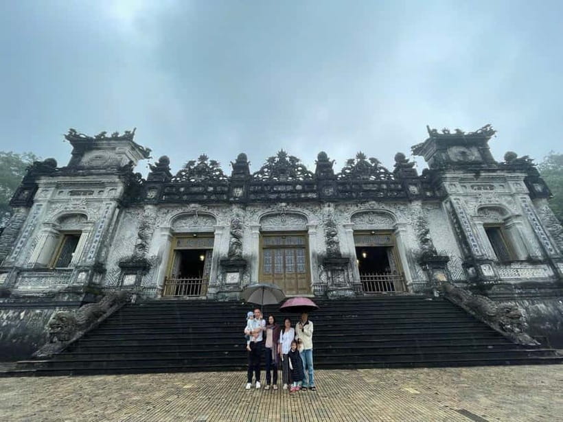From Da Nang: Hue City Full-Day Tour with Lunch (Group tour) - Khai Dinh Tomb in late afternoon: the architecture mix that surprises