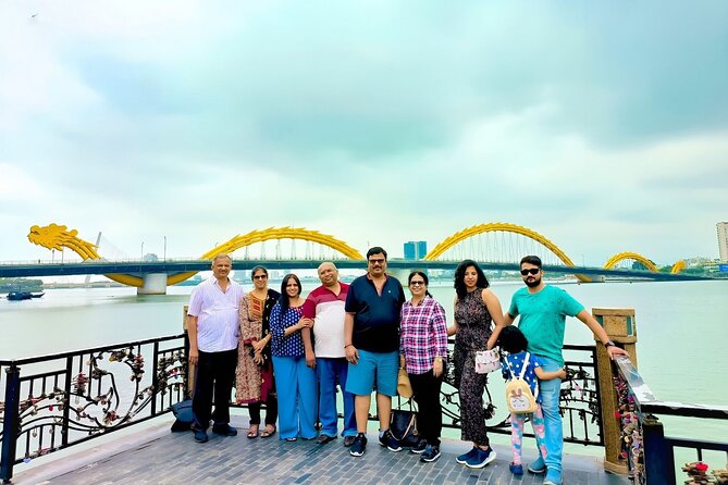 From Danang : Explore Danang City in Half a Day - Dragon Bridge: timing for the fire-and-water show