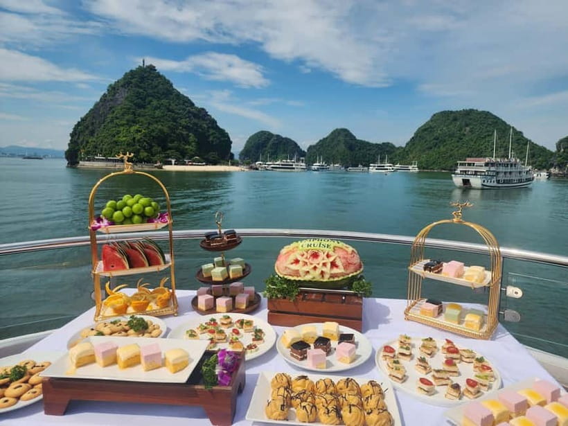 From Ha Long: Luxury Symphony Day Cruise with 2 Jacuzzi Pool - A 2024 Ship Design That Feels Practical, Not Fancy for Fancy’s Sake