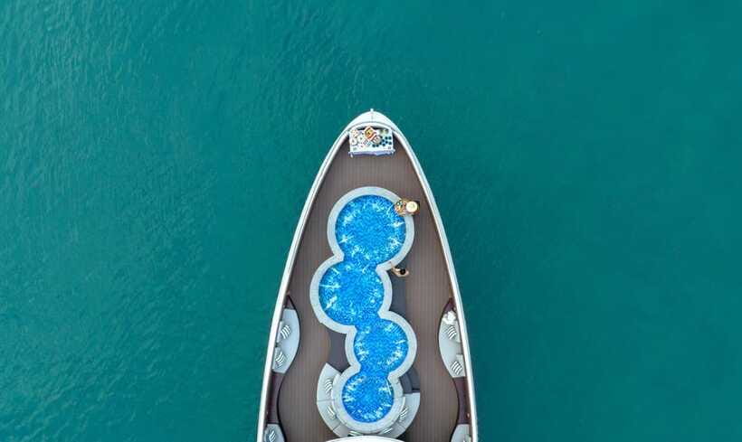 From Ha Long: Luxury Symphony Day Cruise with 2 Jacuzzi Pool - Titov Island (Ti Top): Views, Swim Time, and a Choice of Effort