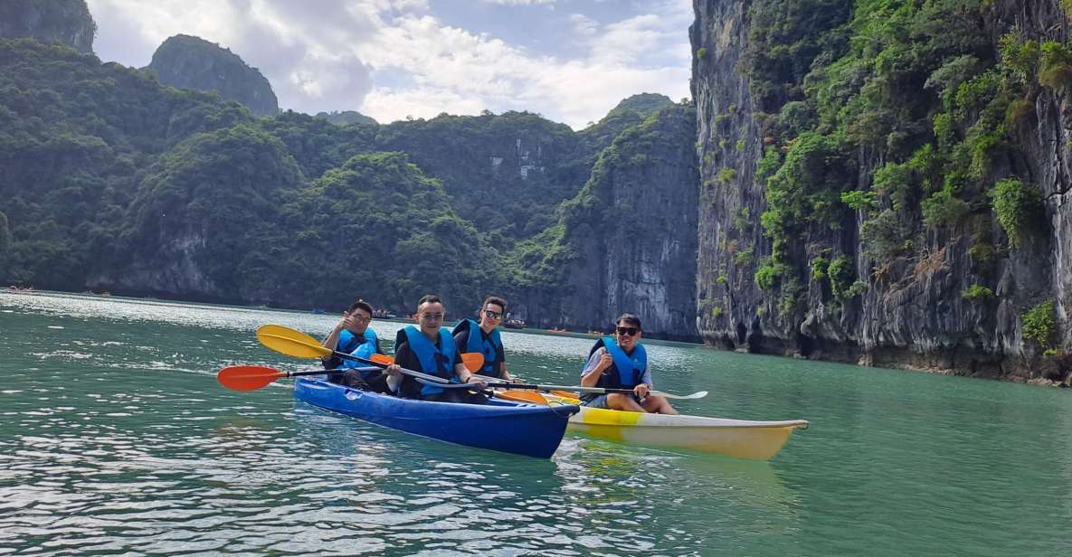 From Ha Noi - Fullday Trip Ha Long Bay - Surprising Cave (45–60 minutes): stalactites, stalagmites, and a climb