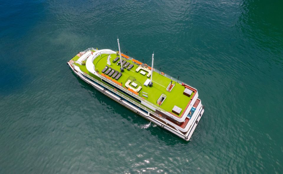 From Hanoi: 1-Day Halong 5-Star Cruise w/Jacuzzi & Limousine - Titop Island: Viewpoint, Beach Time, and Swim Choices