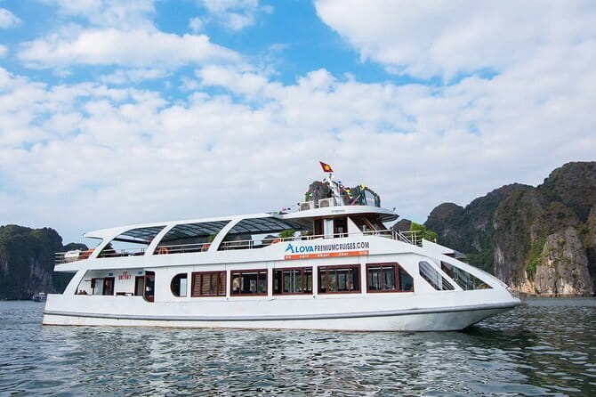 From Hanoi: 1-Day Halong 5-Star Cruises with Big & Small Groups - Sung Sot Cave: the classic limestone walk (and the shoe rule)