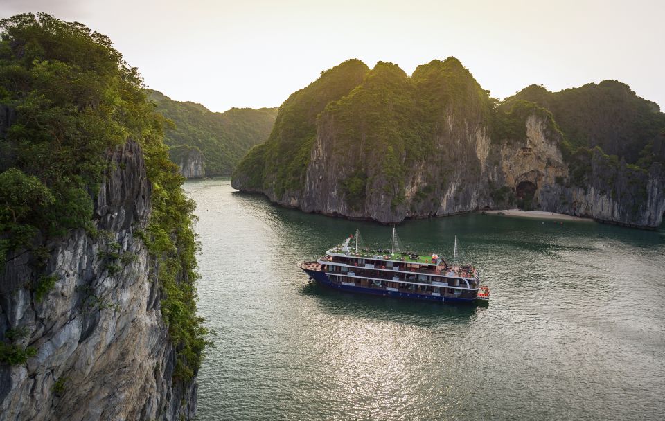 From Hanoi: 2-Day Halong and Lan Ha Bay La Pandora Cruise - Day 1 on the Water: Lan Ha Bay, Ong Cam, Kayaking, and Swimming