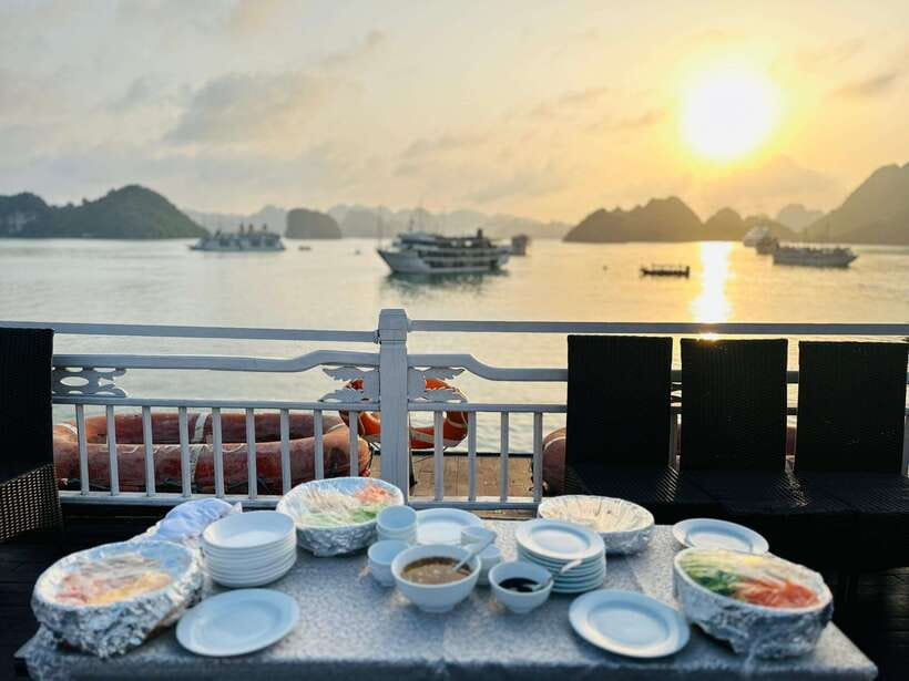 From Hanoi: 3D2N Ha Long & Lan Ha Bay by Le Journey Cruise - Food on board: included meals, but quality can vary