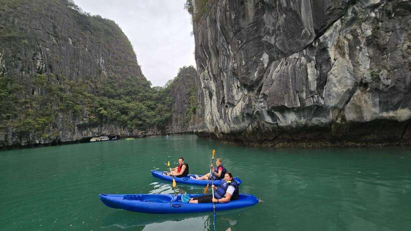From Hanoi: 3D2N Ha Long & Lan Ha Bay by Le Journey Cruise - What happens when the weather turns gray