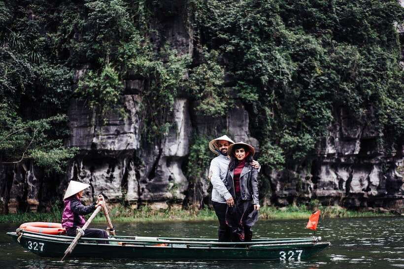 From Hanoi: Bai Dinh, Trang An Mua Cave - A Scenic Day Tour - Bai Dinh Pagoda: the big, blue-stone scale of Vietnam’s largest complex
