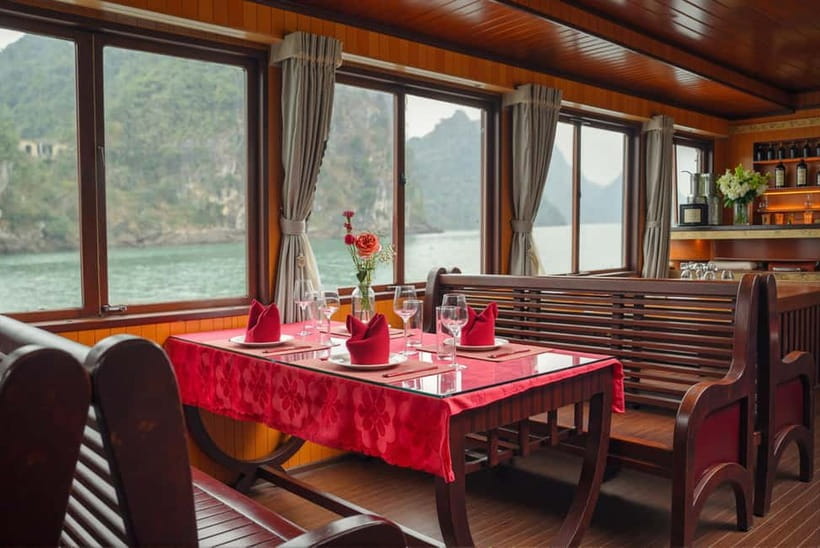 From Hanoi/Cat Ba: Lan Ha Bay Full-Day Boat Trip - Lunch at Ong Cam Islet: full meal, not just a snack
