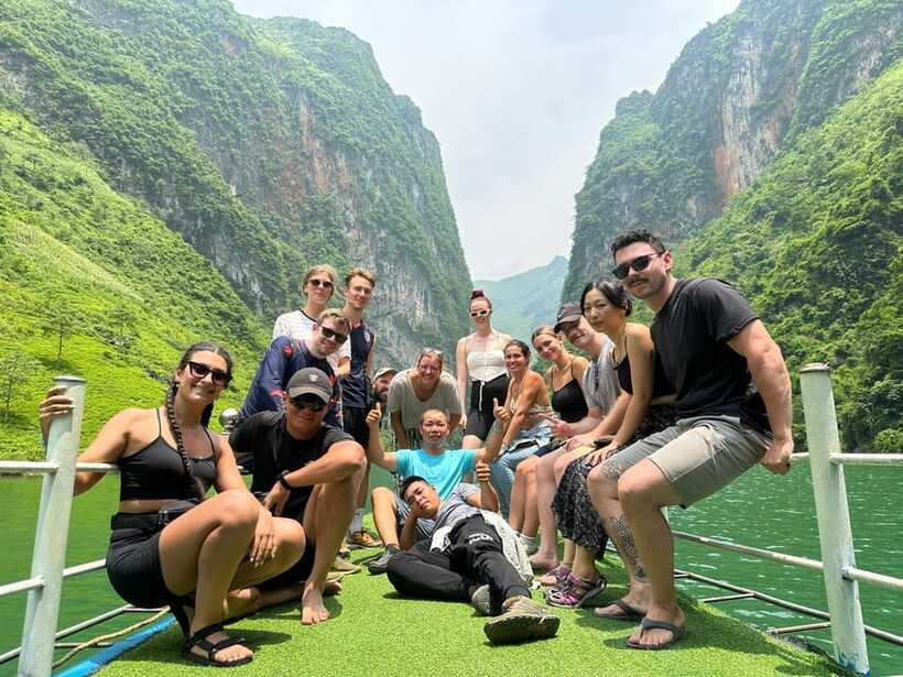 From Hanoi: Ha Giang Loop 3-Day Tour Self-Sriving/Easy Rider - Nho Que River boat ride and Du Gia Waterfall swim