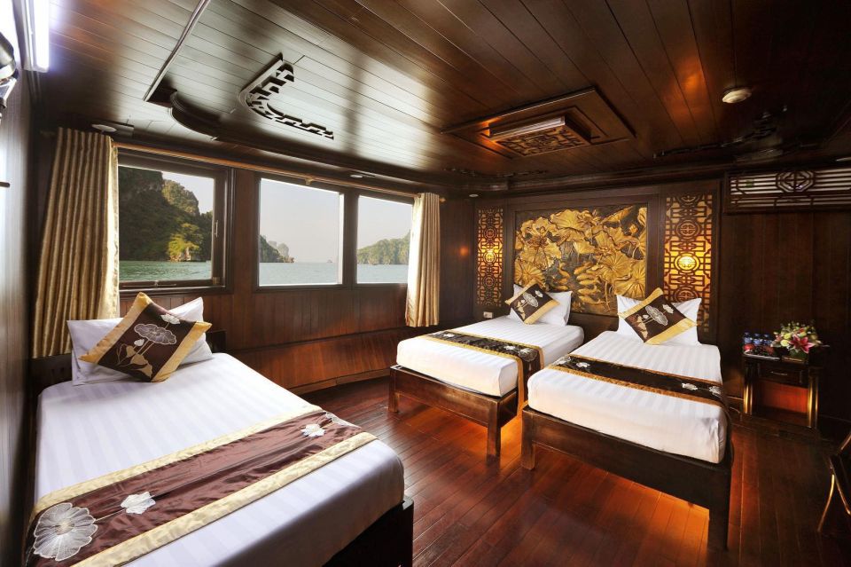 From Hanoi: Ha Long - Bai Tu Long Bay 2-Day 1-Night Cruise - Day Two: Thien Canh Son Cave and Hon Co Beach Time