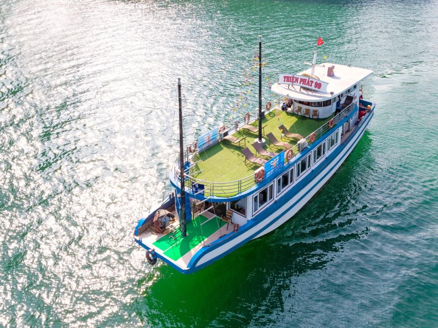 From Hanoi: Halong Bay 1 Day Trip Visit Cave, Island, Kayak - Sung Sot (Surprise) Cave at 14:00: stalagmites, stalactites, and cave walking