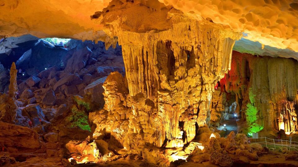 From Hanoi: Halong Bay 1 Day Trip Visit Cave, Island, Kayak - Tuan Chau Island boarding: tickets, timing, and expectations