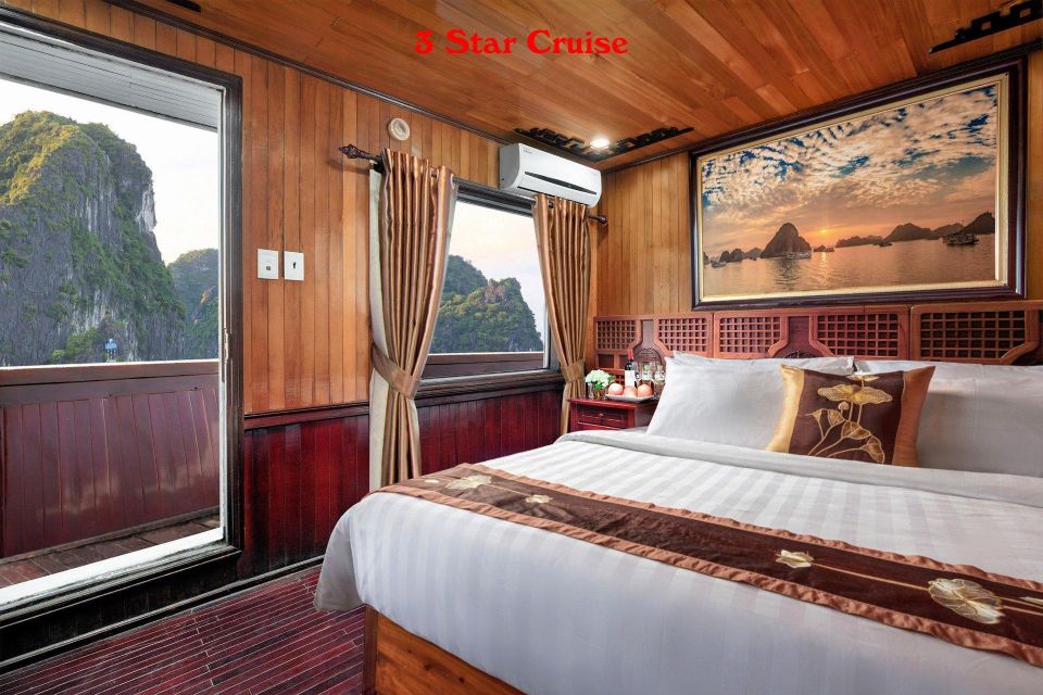 From Hanoi: Halong Bay Cruise 2 Days 1 Night With Transport - Sunset party, chef’s dinner, and squid fishing at night